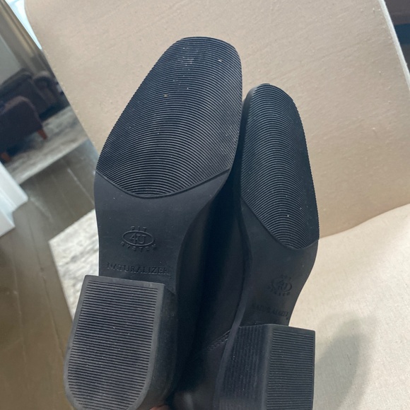 NATURALIZER Leather Black Tall womens boots 9 13” fit 4u system 9m - Picture 10 of 14